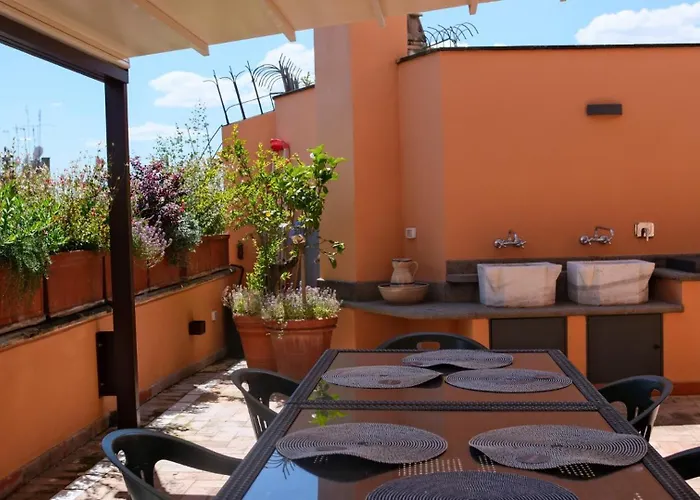 Habitat's Colosseum-monti 3br Penthouse With Terrace Rzym