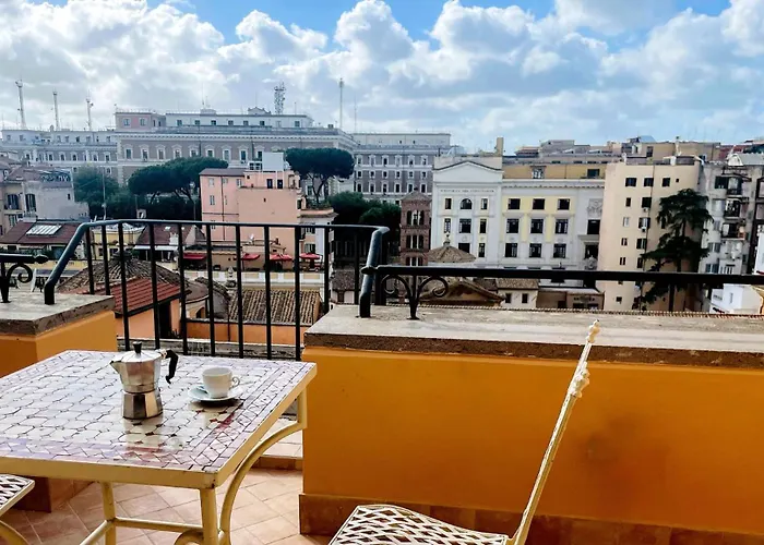 Habitat's Colosseum-monti 3br Penthouse With Terrace Apartament *